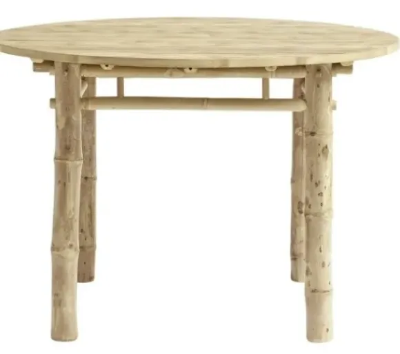 Tine K Home – pyöreä bambupöytä, Ø 110cm