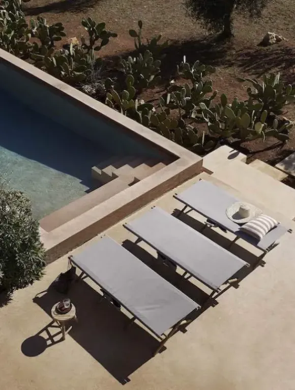 Tine K Home - taitettava aurinkopeti, valkoinen