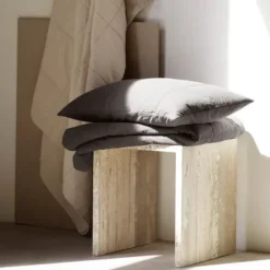 Tine K Home - tikattu päiväpeitto 190x260 cm, SAND