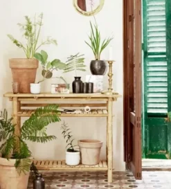 Tine K Home bambuinen sivupöytä, 90x37x76 cm