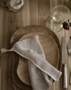 Tiskirätti 2pack 25x25, mocca