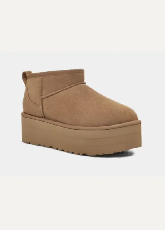 UGG - Classic ultra mini platform, chestnut