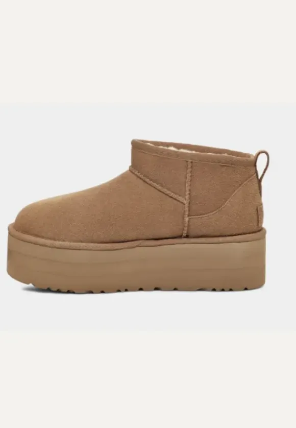 UGG - Classic ultra mini platform, chestnut