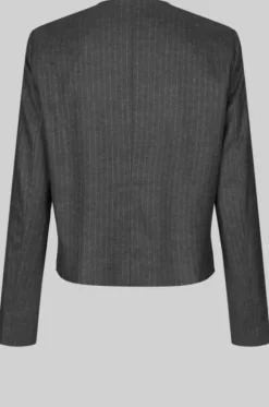 Wake lyhyt bleiseri, dark grey melange