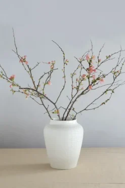 Willow maljakko H25 cm, valkoinen